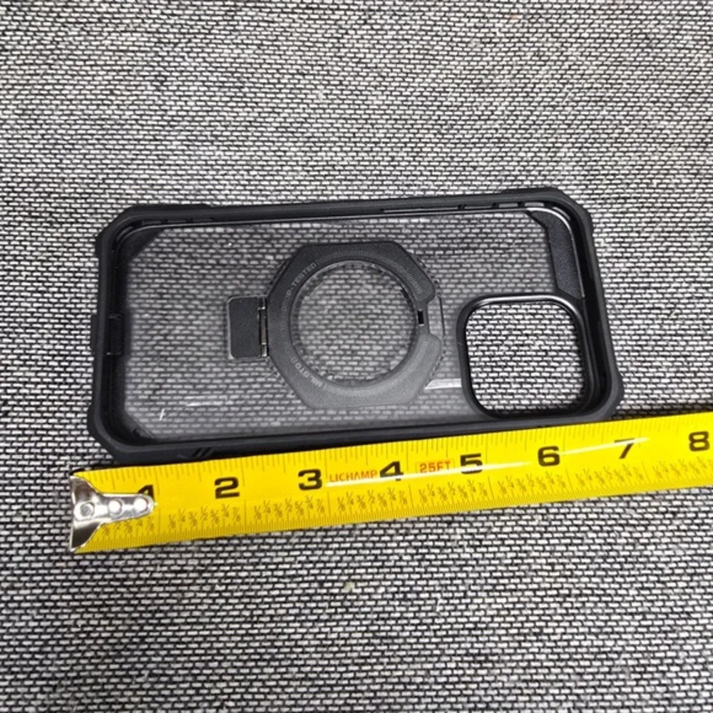SUPCASE‎ iPhone 15 Pro Max Case MagSafe Kickstand Black Translucent Good Rugged
